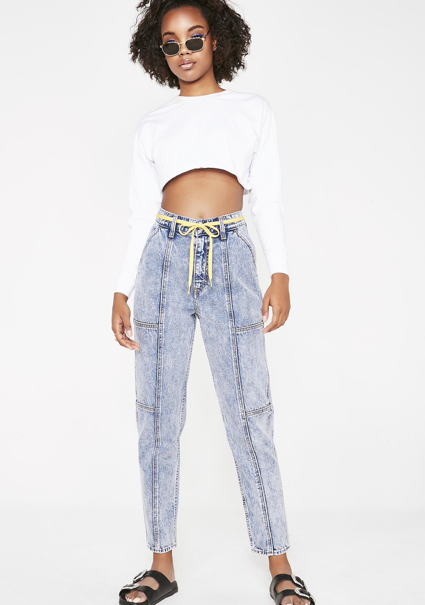 utility mom jeans