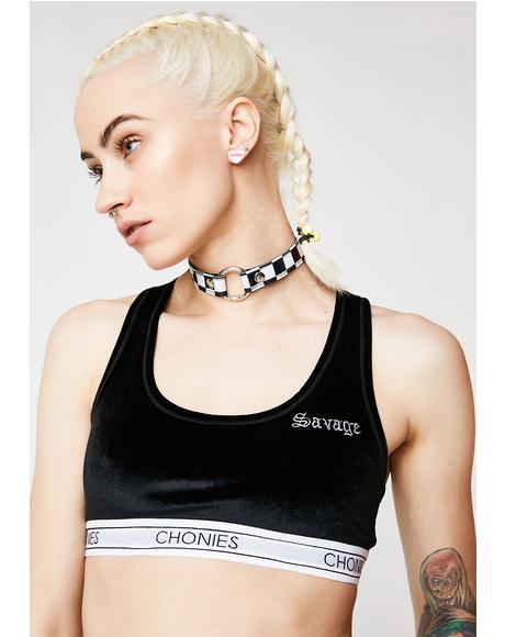 Savage Velvet Sports Bra