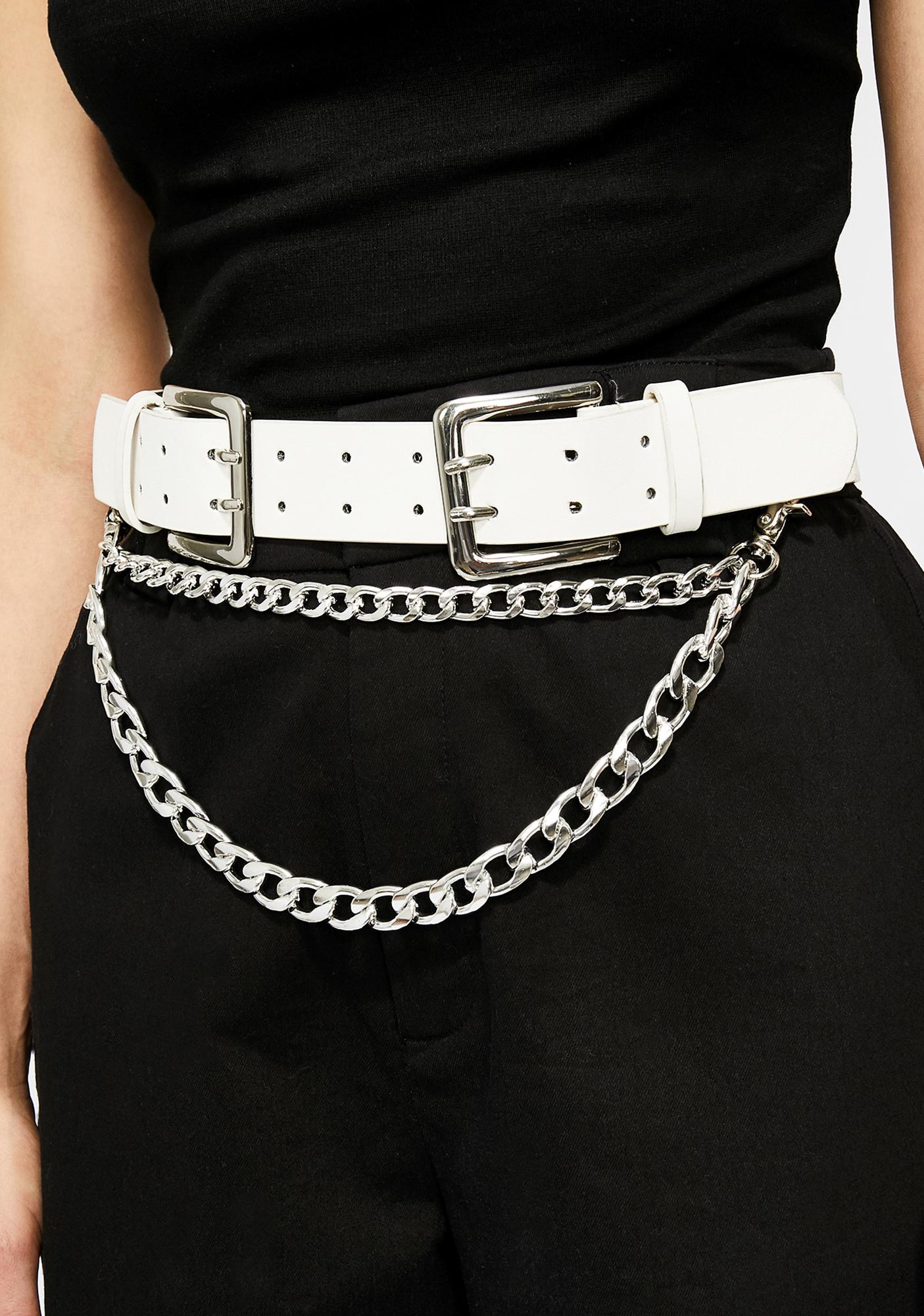 Double Buckle Waist Chain Belt | Dolls Kill