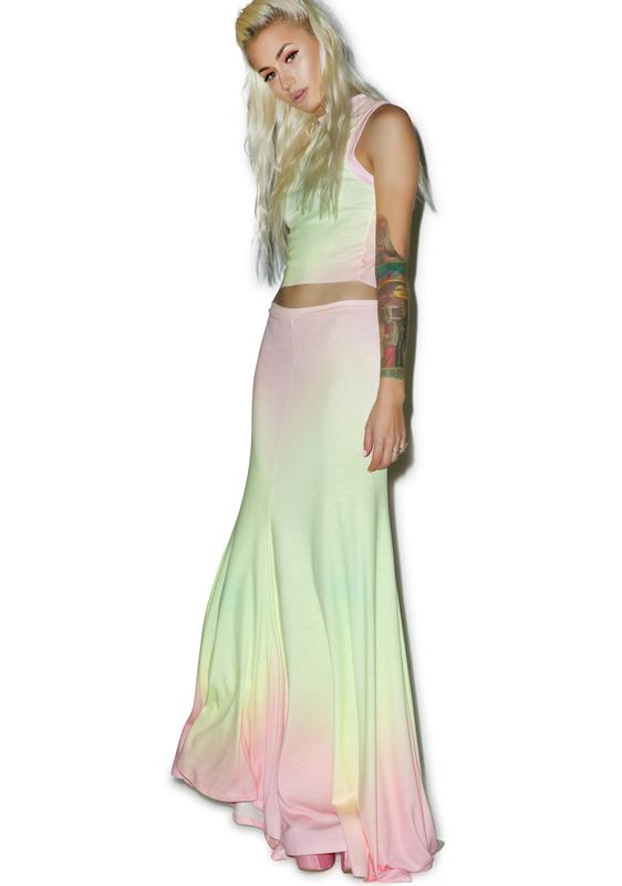 wildfox rainbow skirt