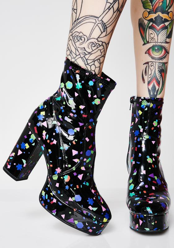 crazy platform boots