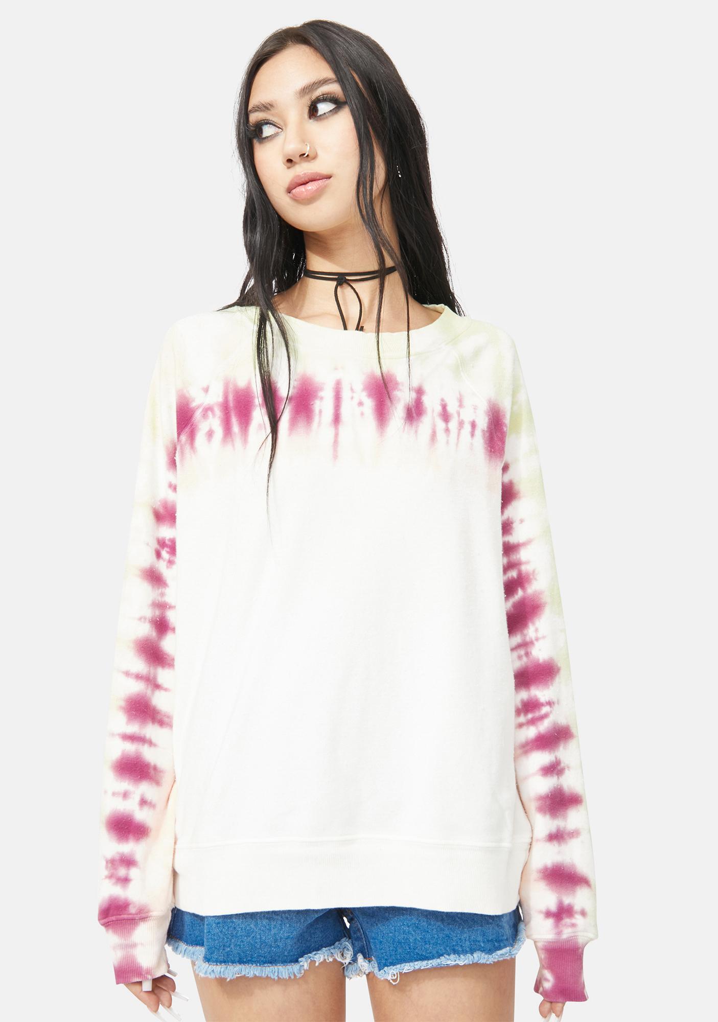 wildfox tie dye sweatshirt