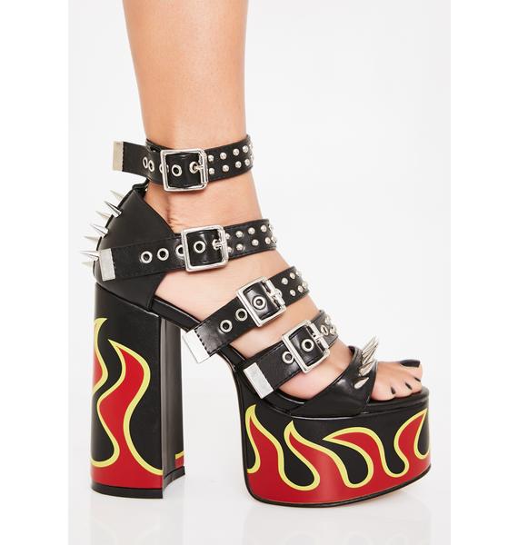 lamoda chunky heels
