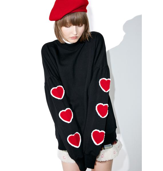 lazy oaf all my heart jumper