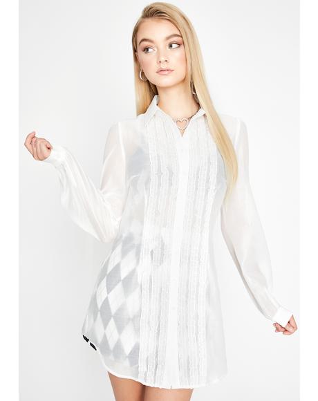 I Totally Paused Sheer Top