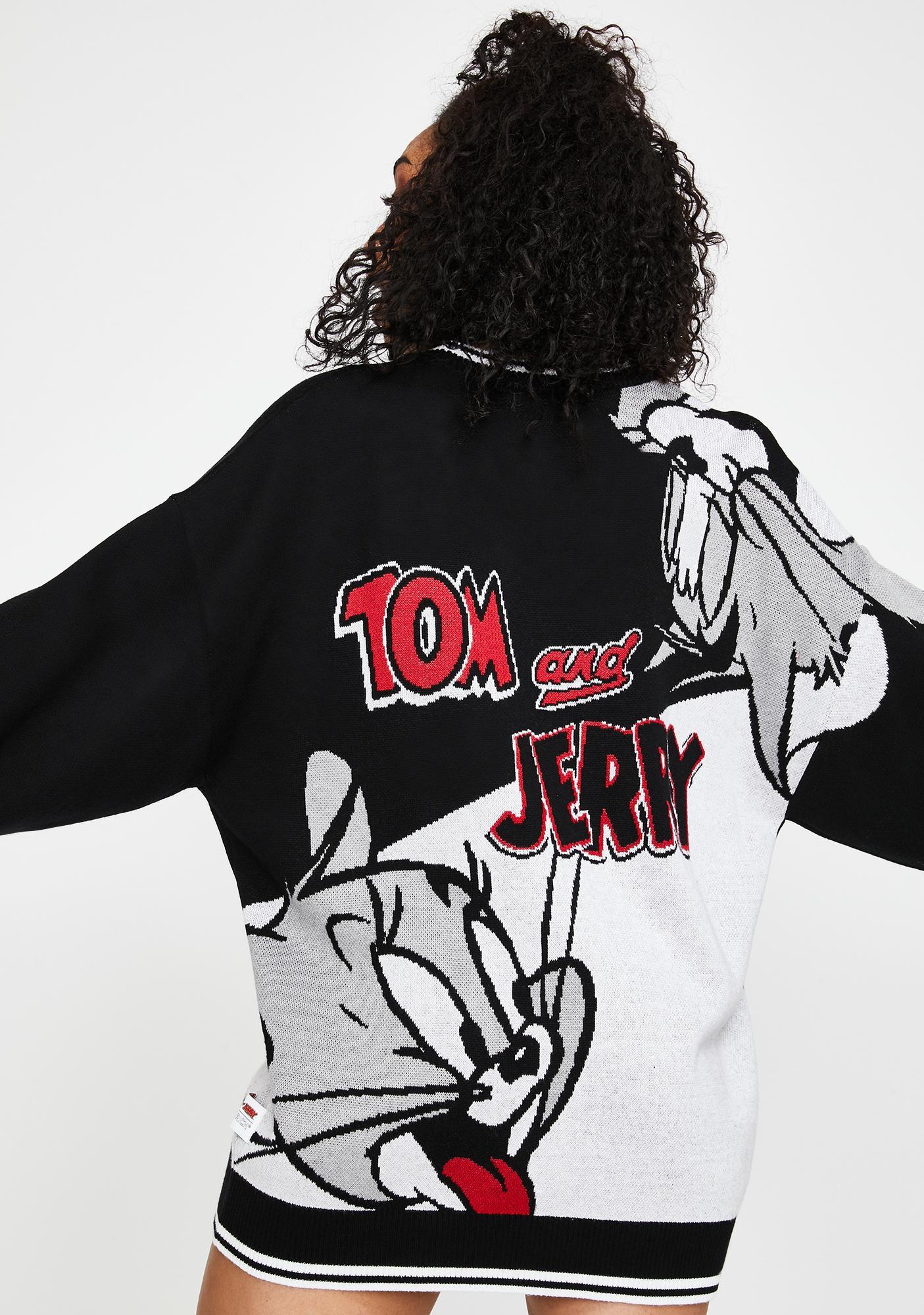 tom and jerry cardigan