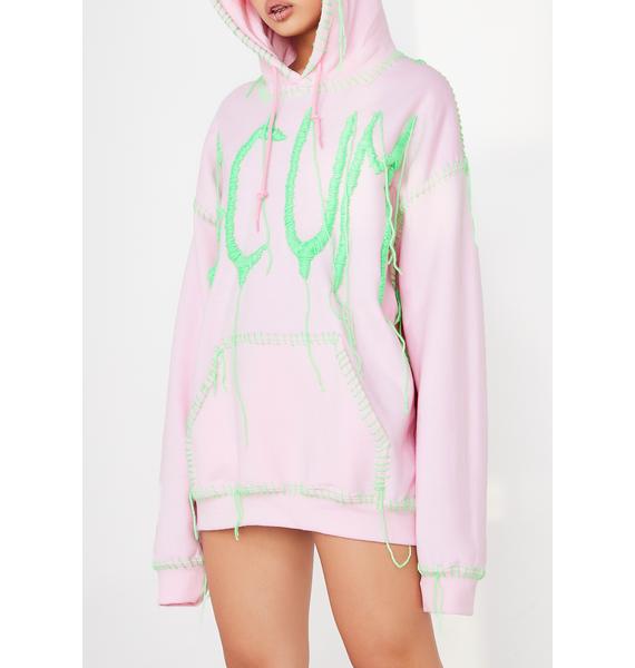 scum pink hoodie