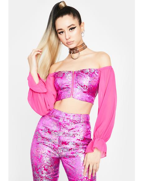 Evening Shadows Brocade Corset