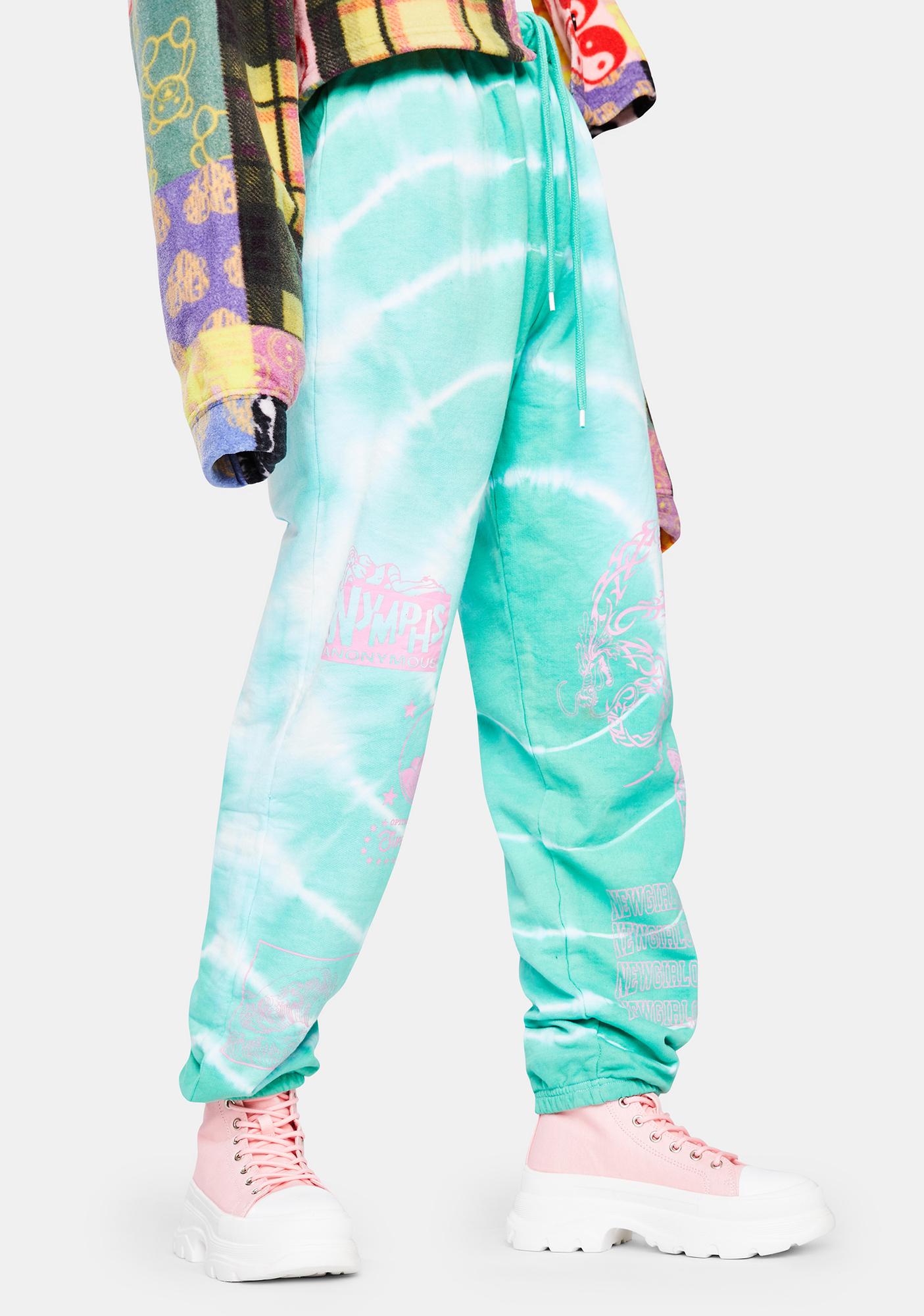 girls tie dye joggers