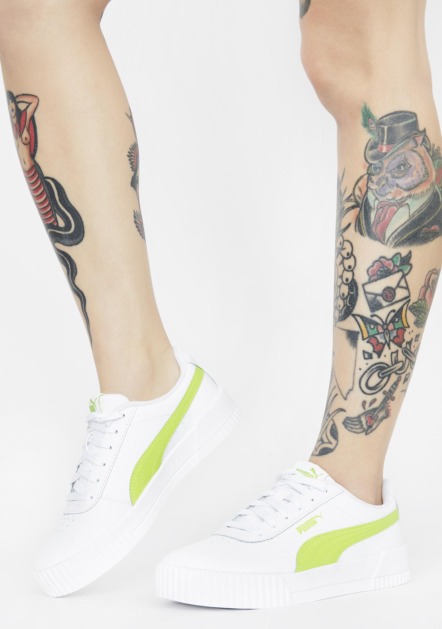 puma carina green