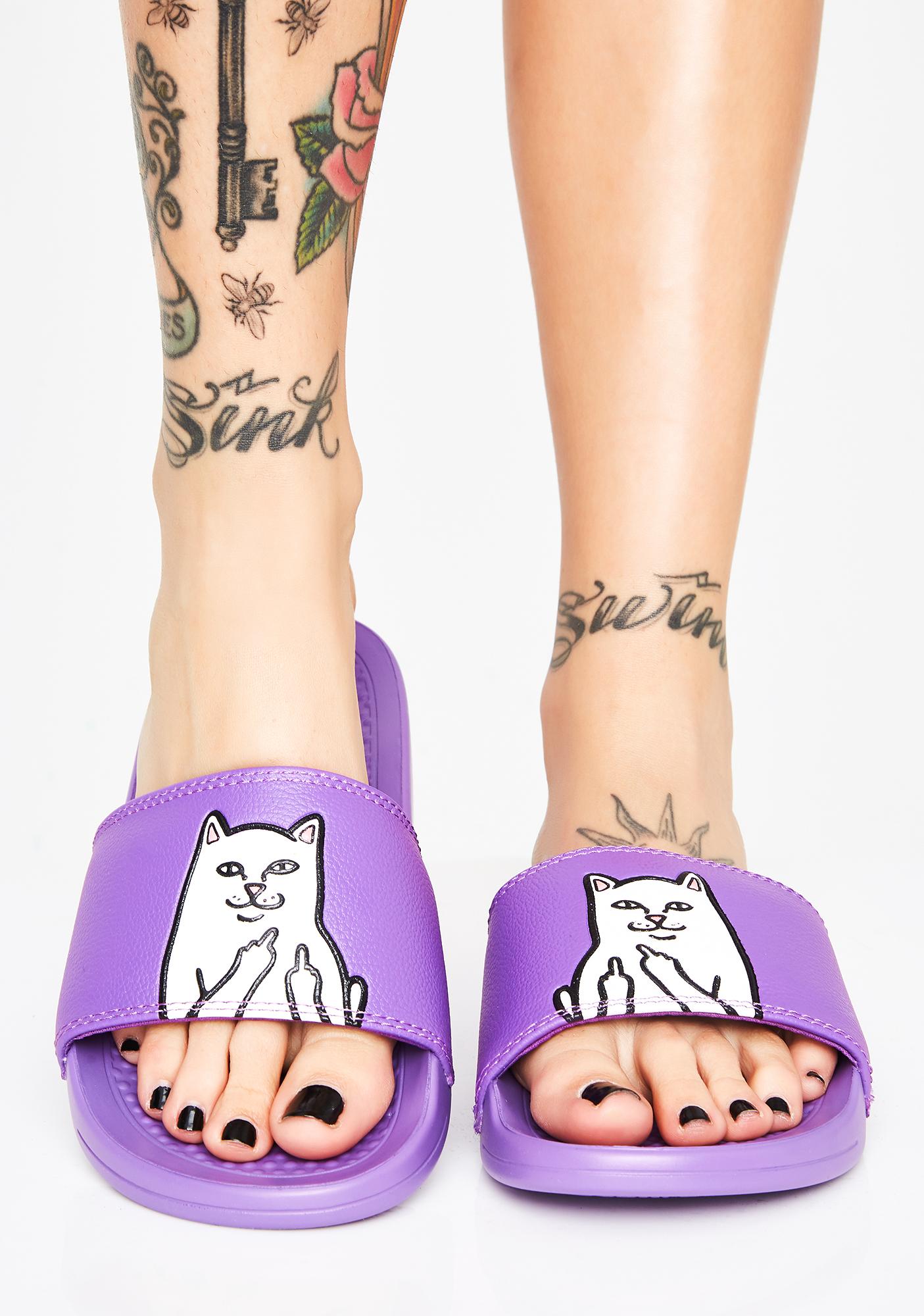 ripndip pink slides