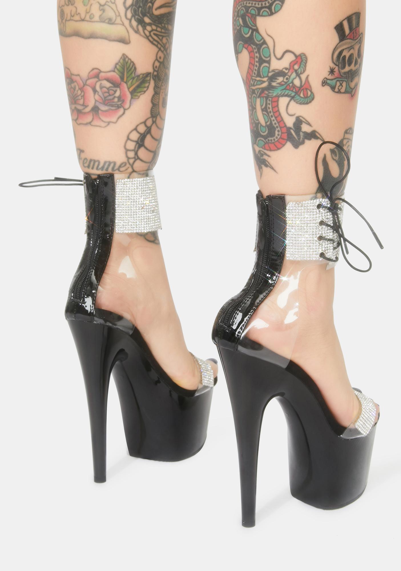 pleaser platform heels