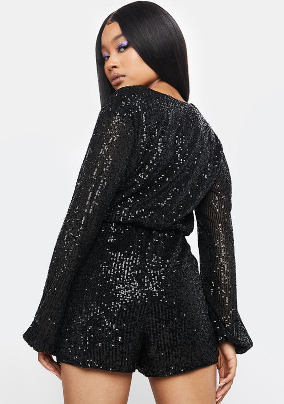 sequin romper canada