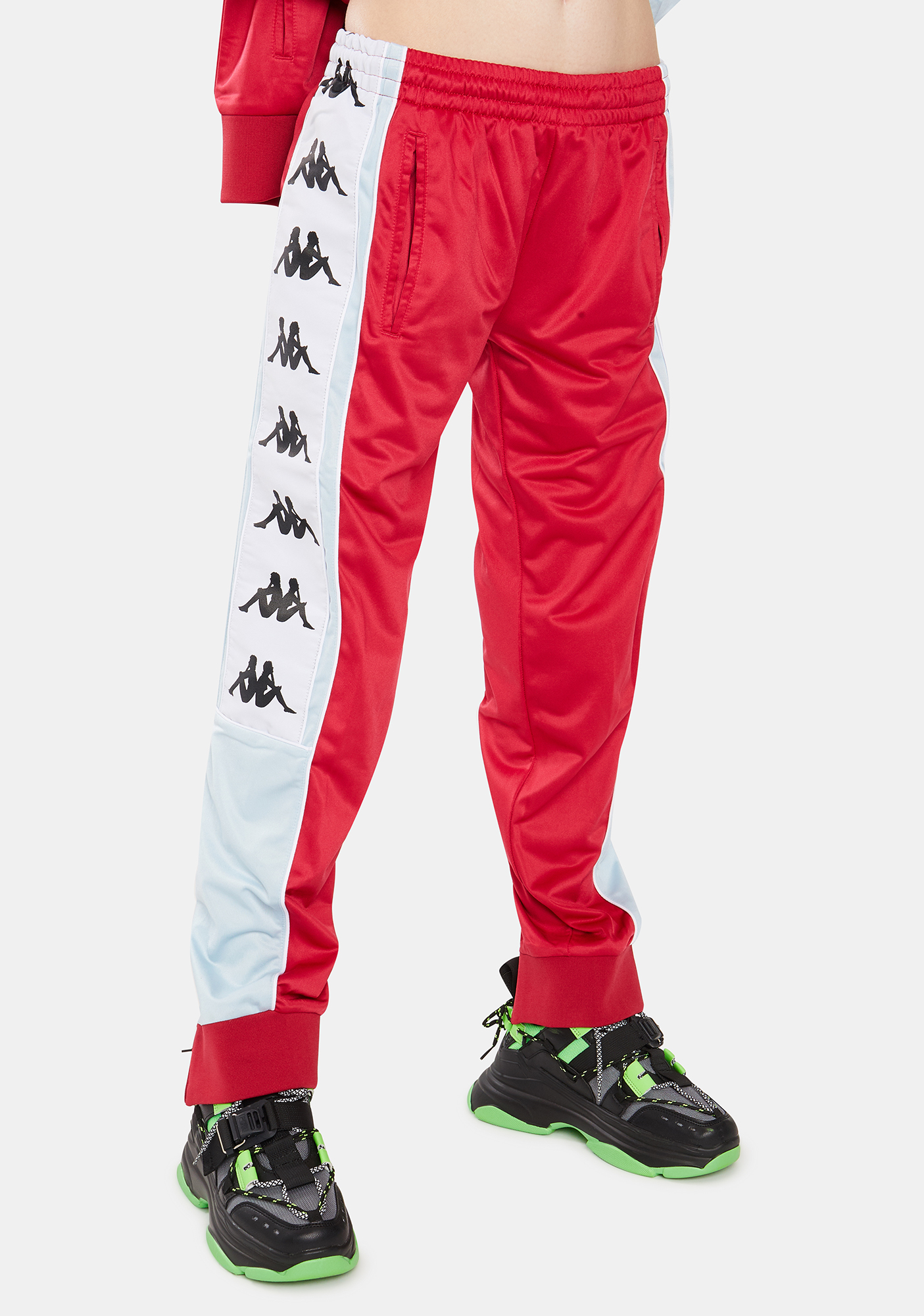 kappa tear away pants