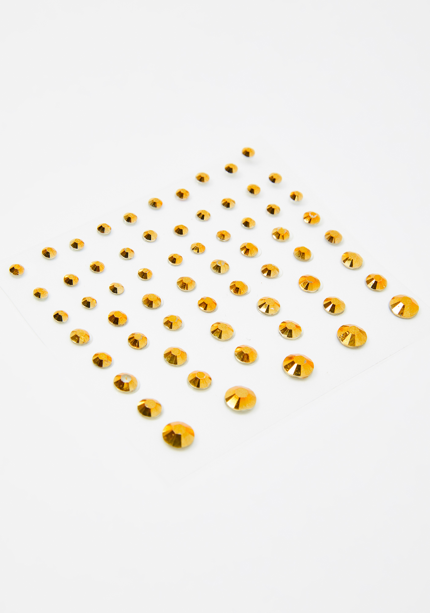 Individual Rhinestone Face Gems Gold Dolls Kill