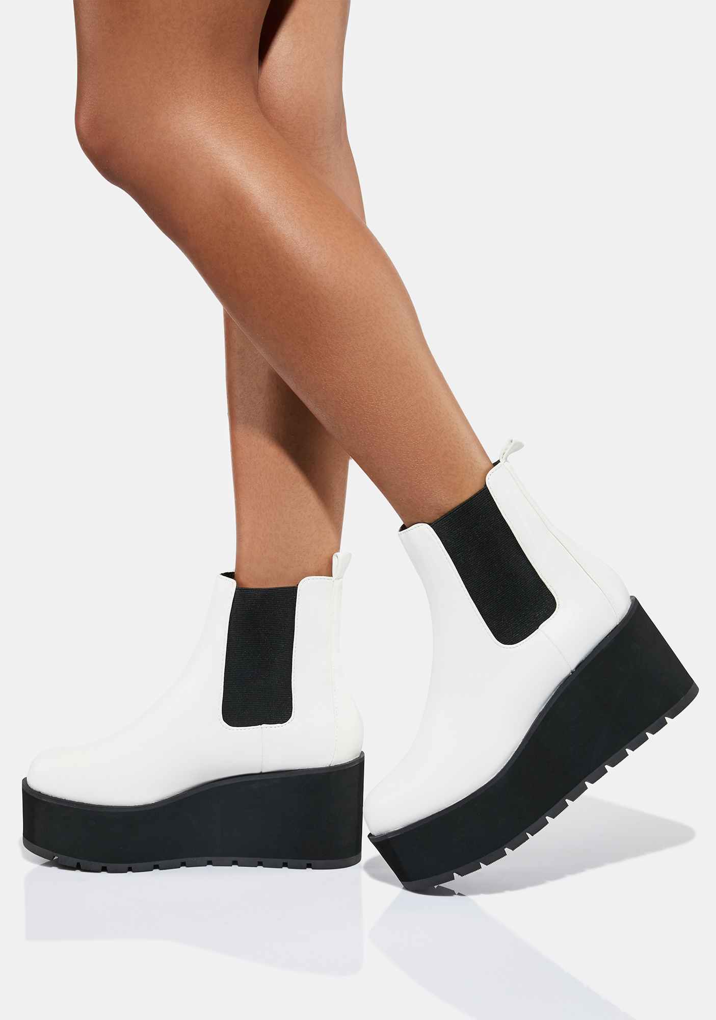 White Jubal Ankle Boots