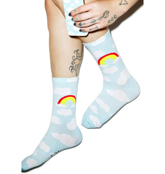 Local Heroes Cloud Socks | Dolls Kill