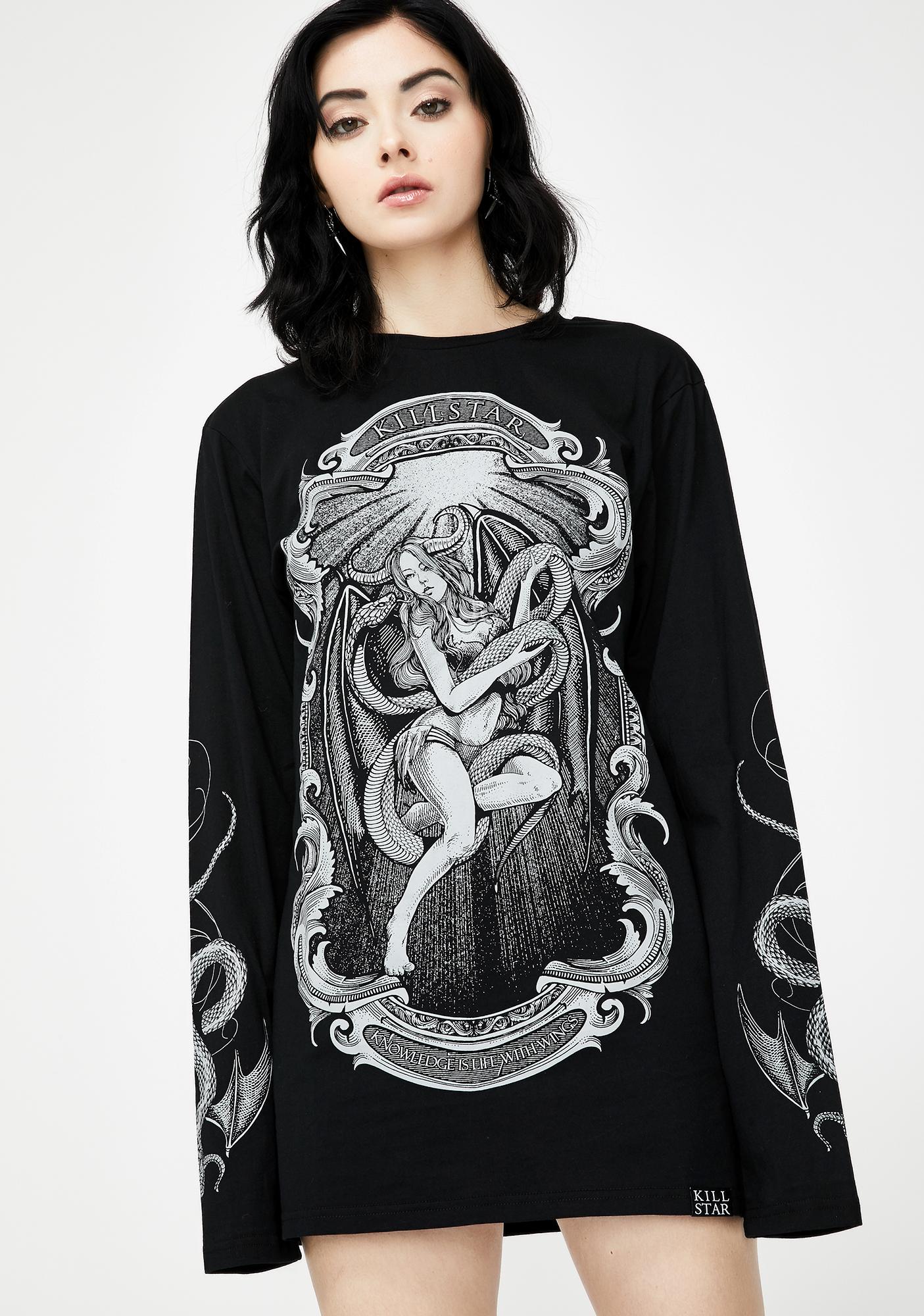 graphic goth tee