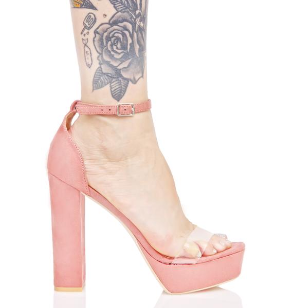blush platform pumps