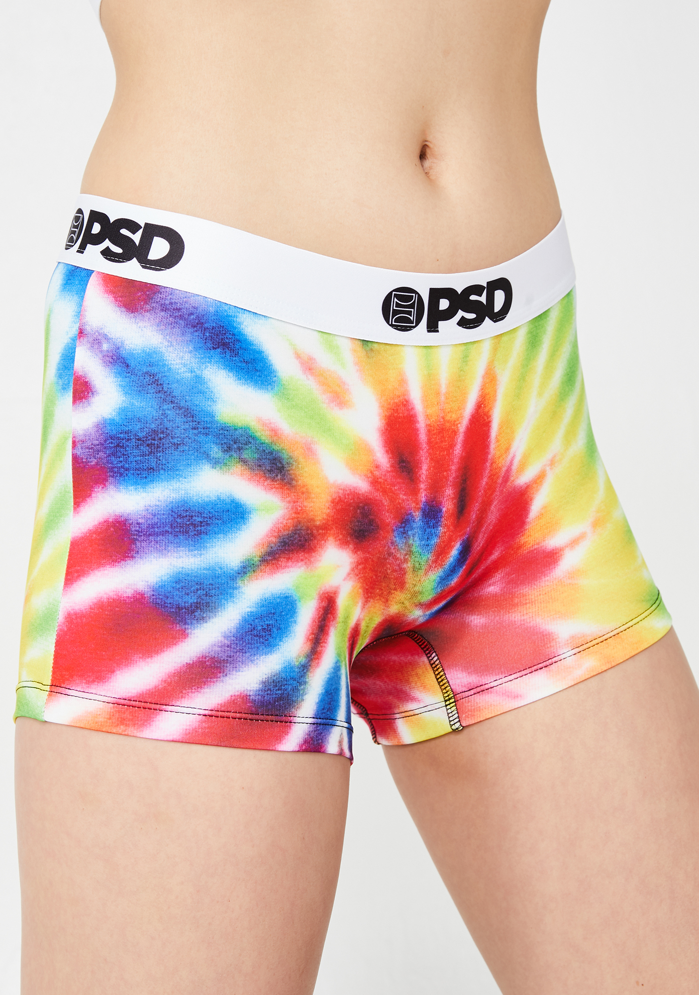PSD Underwear Tie Dye Boy Shorts Dolls Kill