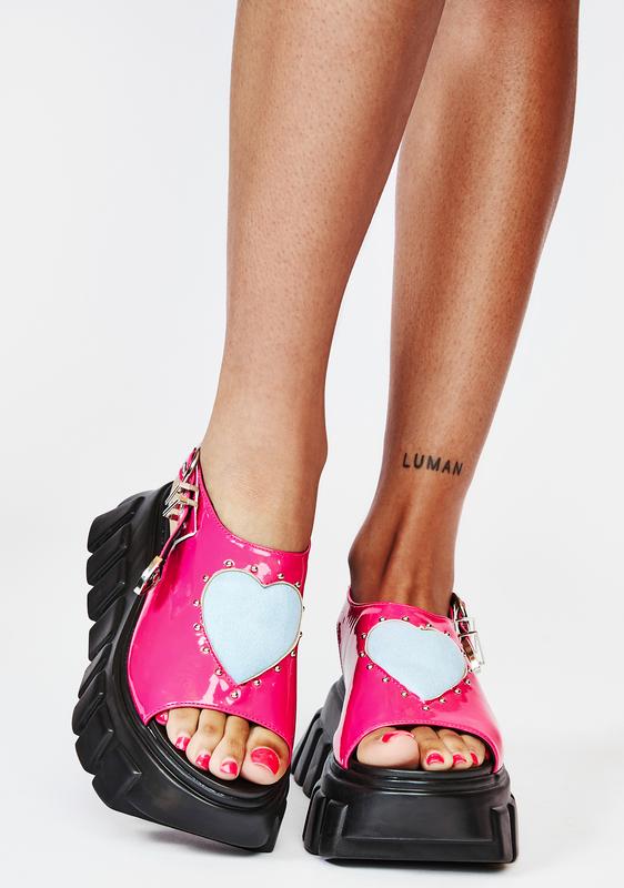 love chunky platform sandals lamoda