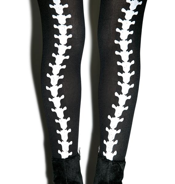 Spine Back Seam Tights Dolls Kill