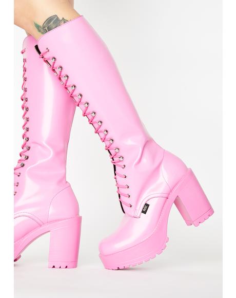 club exx astro valley platform boots