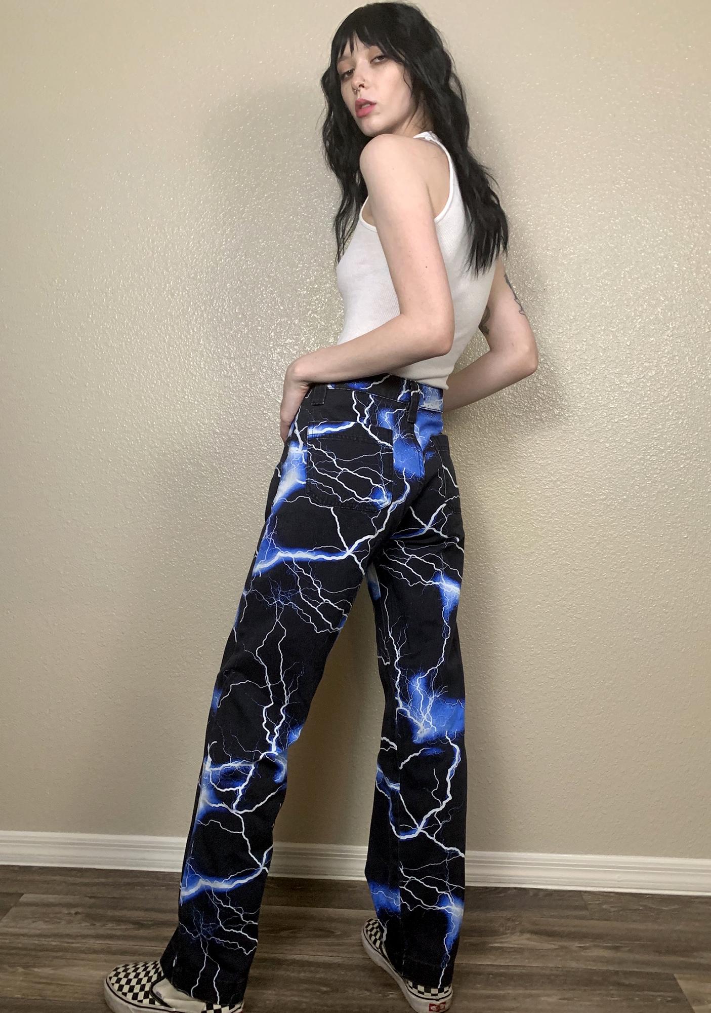 lightning jeans