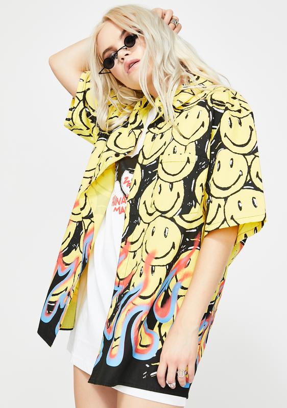 chinatown market flame shirt