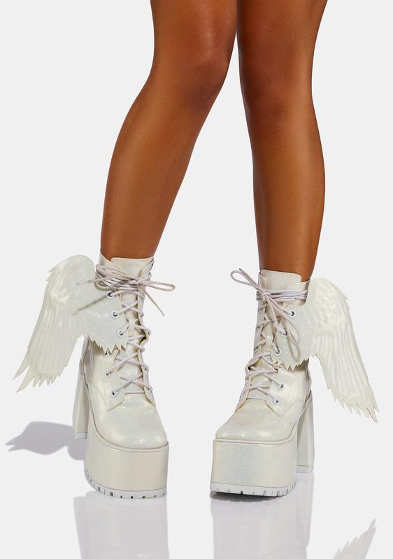 angel wing booties