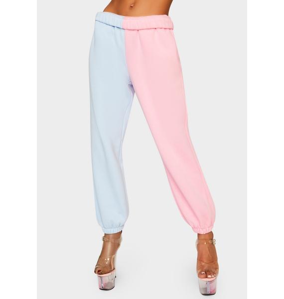 candy colored sweatpants