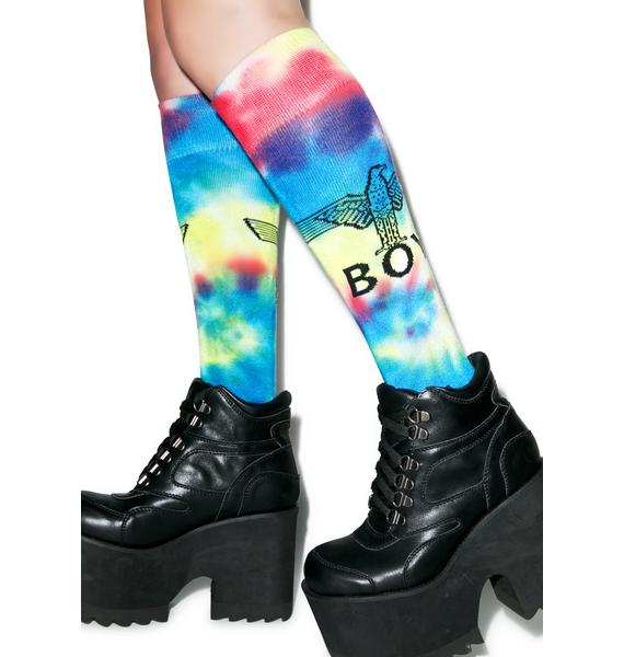 BOY London Eagle Boy Knee Socks Dolls Kill