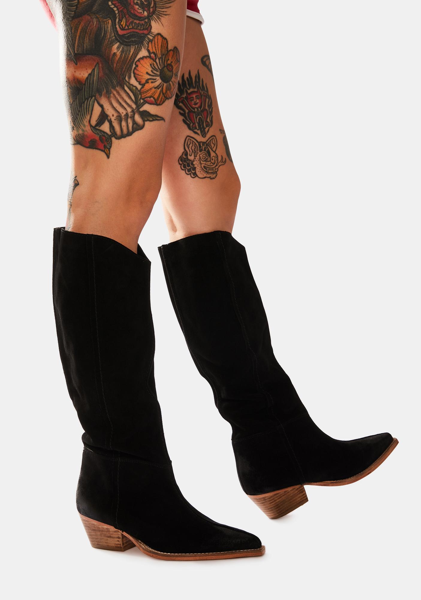 cheap slouch boots