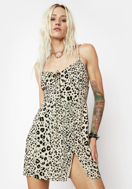 Bailey Rose Cheetah Print Mini Dress ...