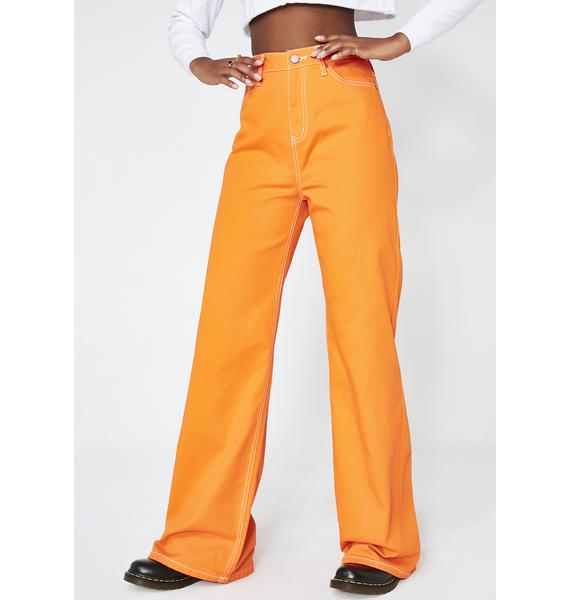 Dickies Girl Juiced Skater Wide Leg pants | Dolls Kill