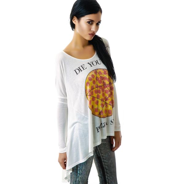 long sleeve pizza shirt