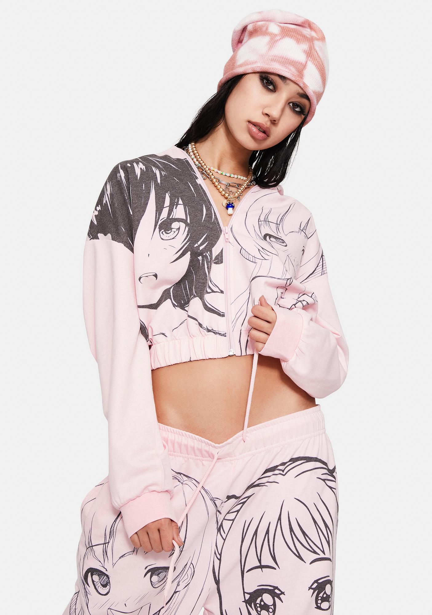 Ngorder Manga Girls Zip Up Hoodie Dolls Kill