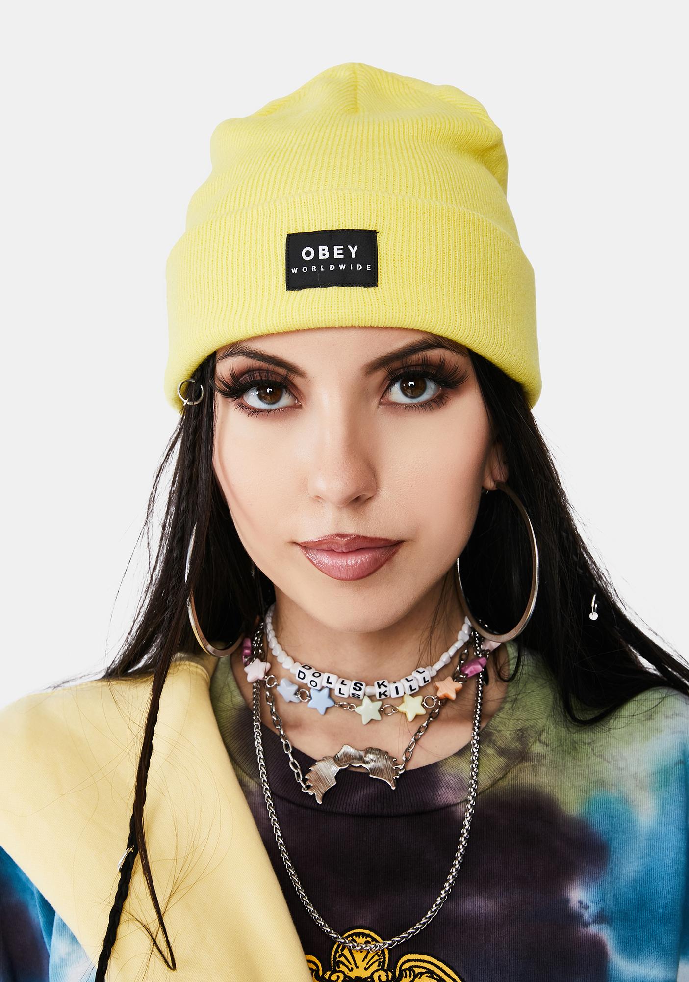 qqqwjf.obey vernon beanie \u003e Off 56% www 