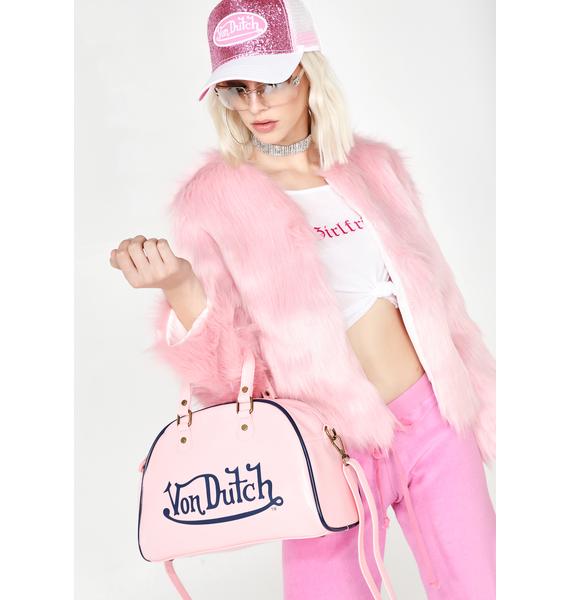 von dutch bowling bag pink