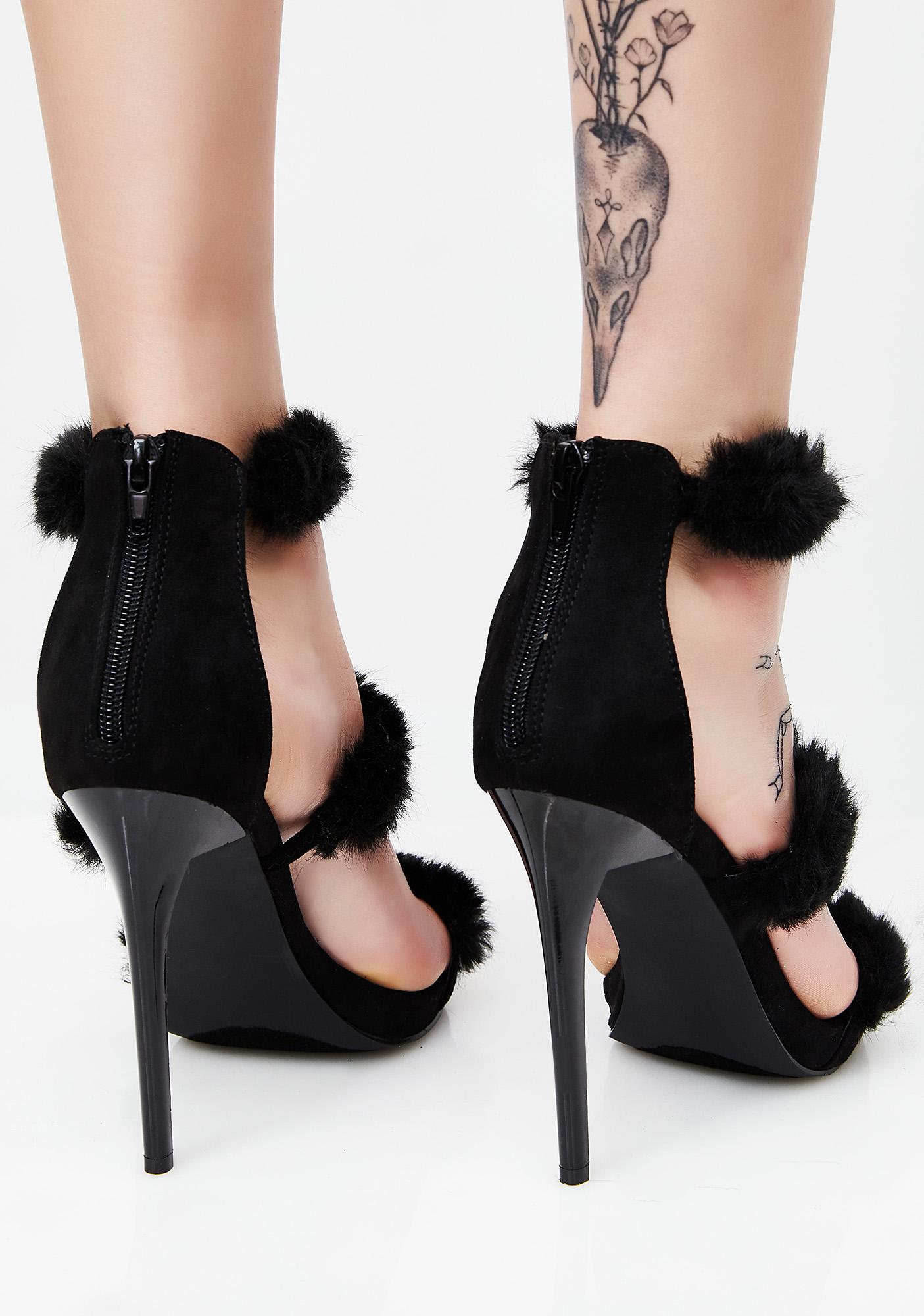 fuzzy heels