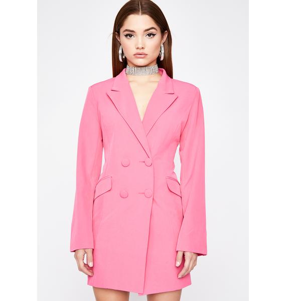 Pink Blazer Mini Dress | Dolls Kill