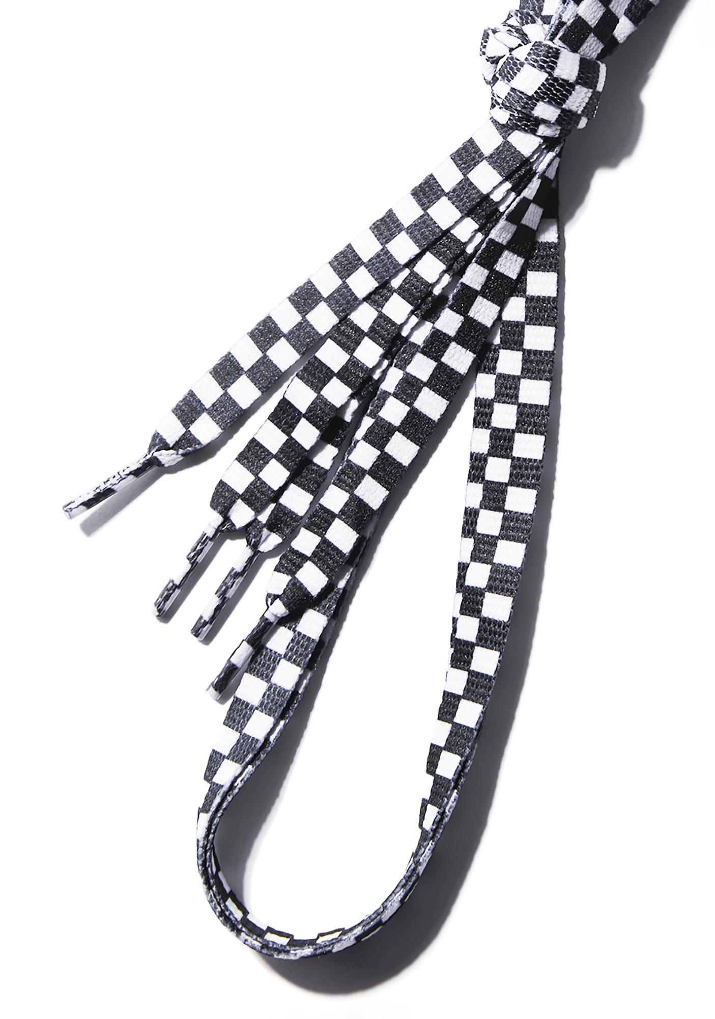 Checkered Shoelaces | Dolls Kill