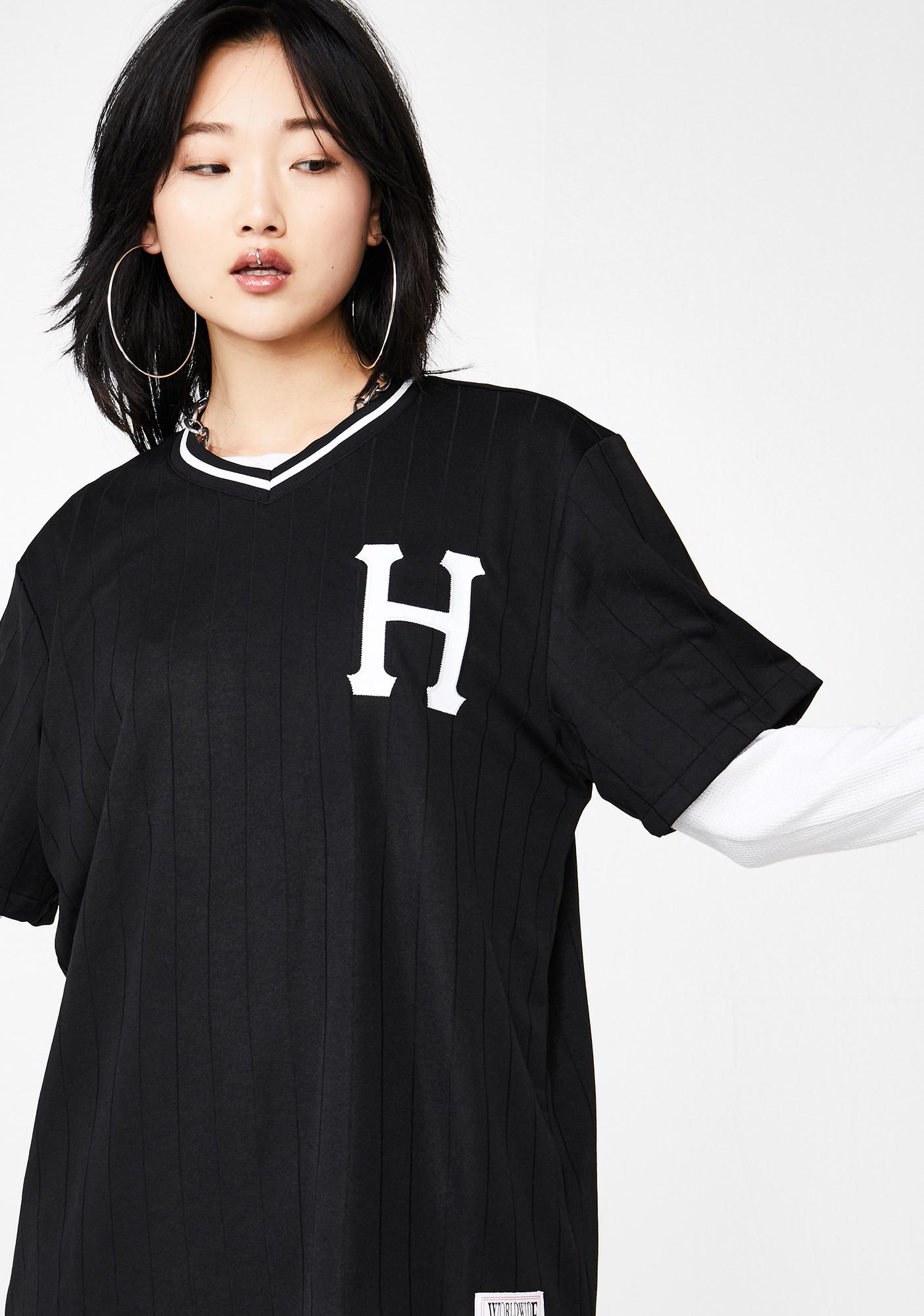 huf baseball shirt