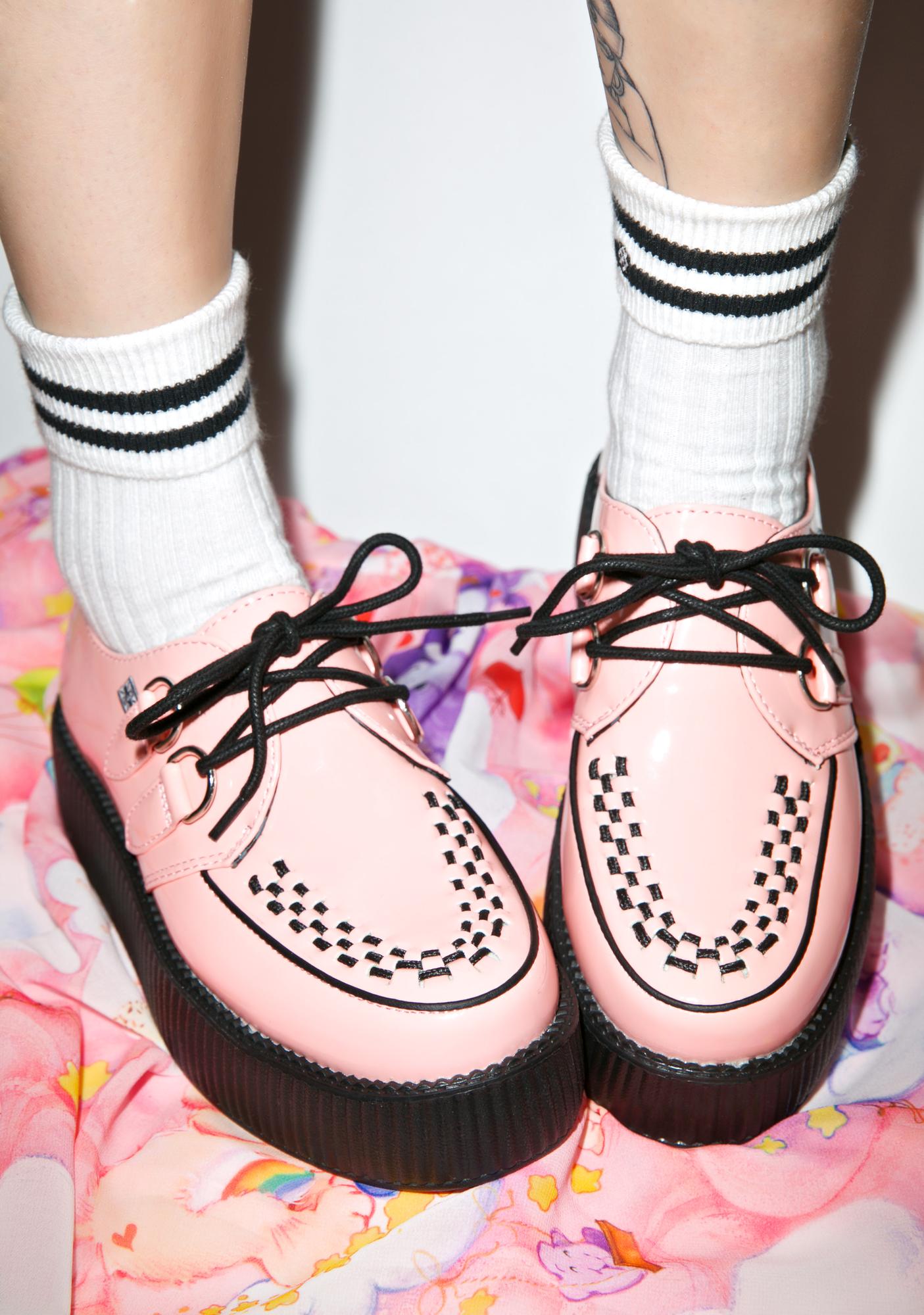 pink creeper shoes