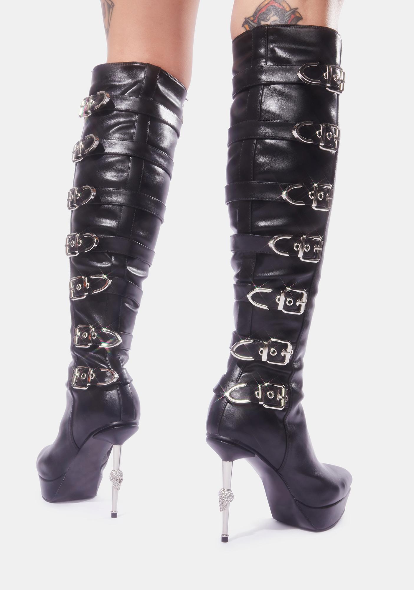 long platform boots