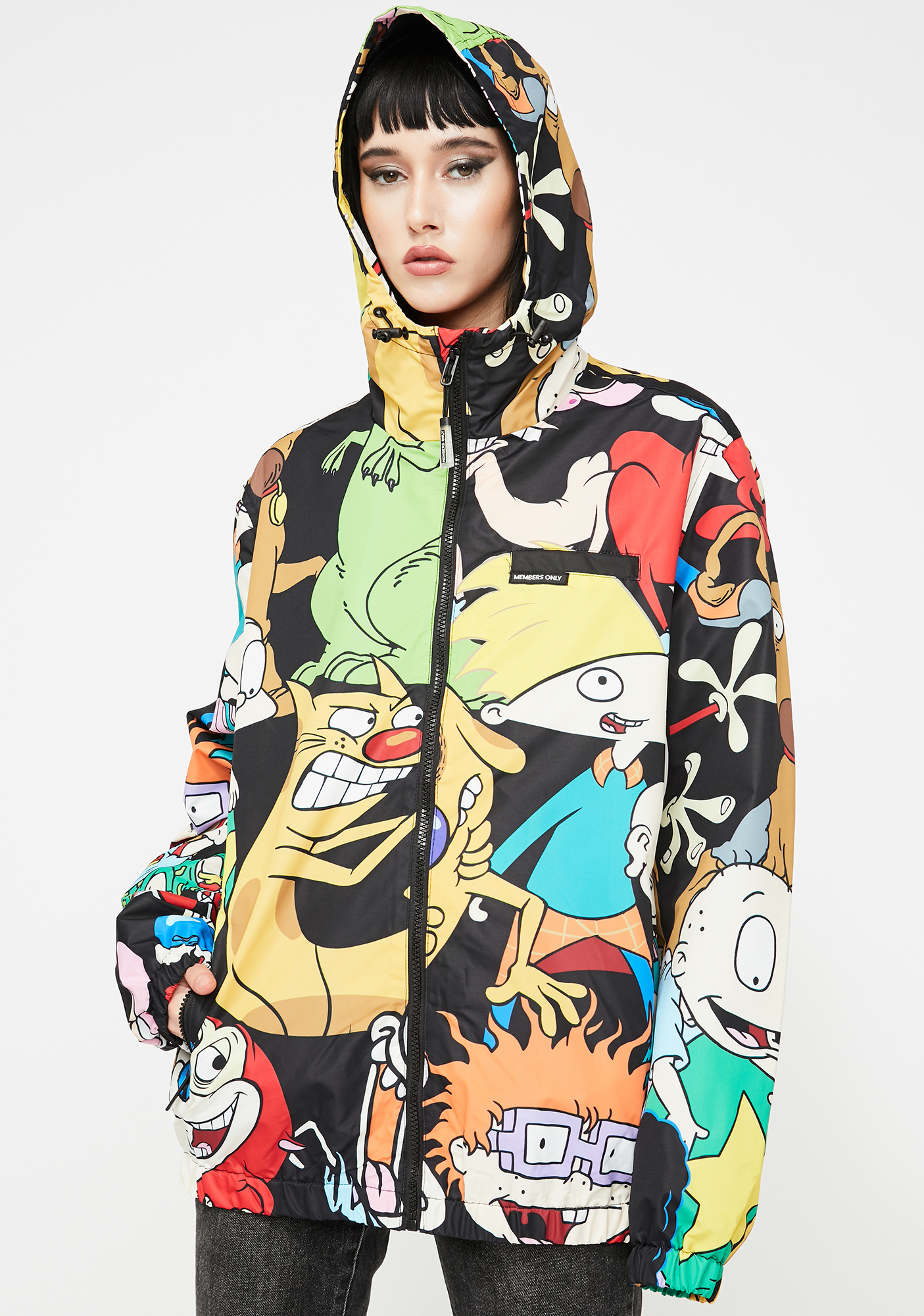 members only nickelodeon windbreaker