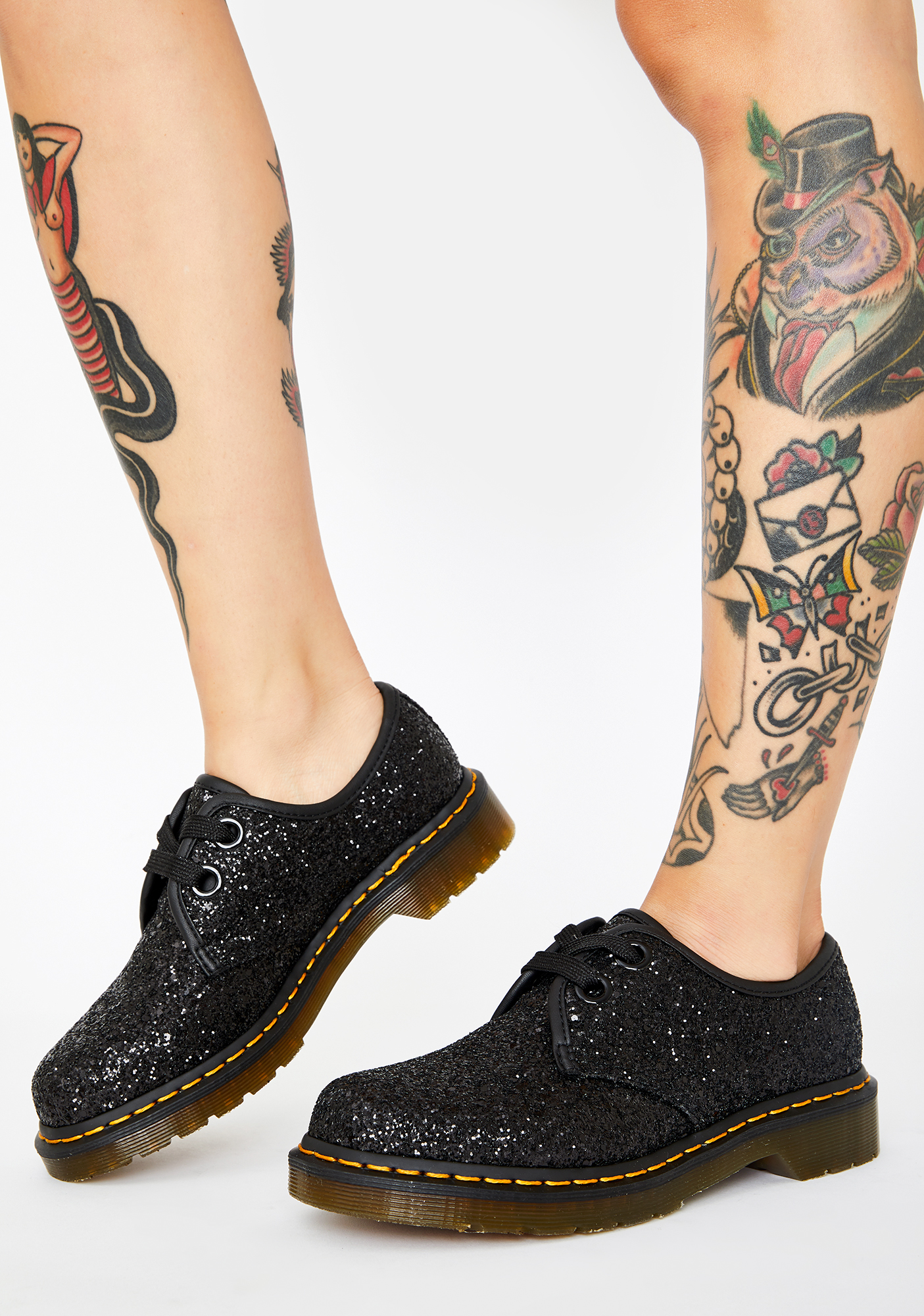 dr martens glitter 1461