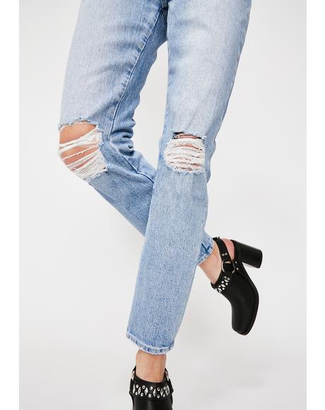 Faded Vintage Miller Skinny Jeans