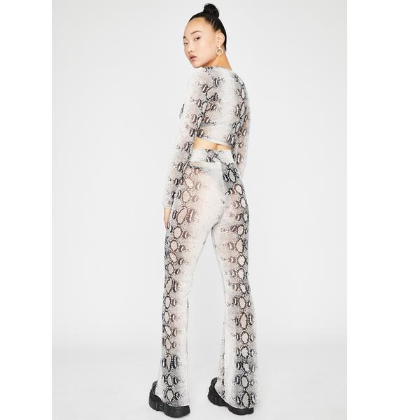 snakeskin pant