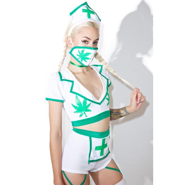 Weed Nurse Costume Set Dolls Kill